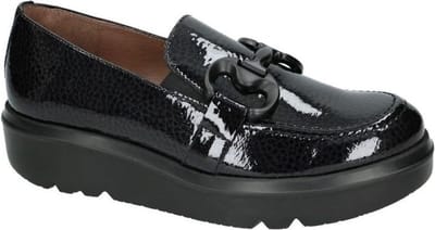 Wonders -Dames - zwart - ballerina's & mocassins - maat 38
