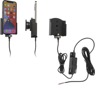 Brodit houder geschikt voor Apple iPhone 12 / 12 Pro / Actieve houder met vaste voeding