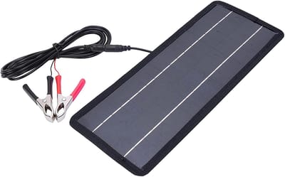 Zonne Acculader - Zonnepaneel Lader - Accu Onderhoud - Hoge Conversie - 45 Watt - Zwart