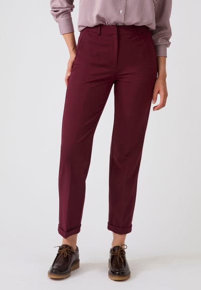 Damart - 7/8e broek bi-stretch - Dames - Rood - 52