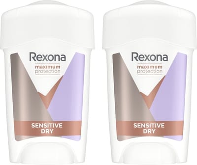 Rexona Maximum Protection - Deodorant - Stick - Sensitive Dry - 45ml x 2