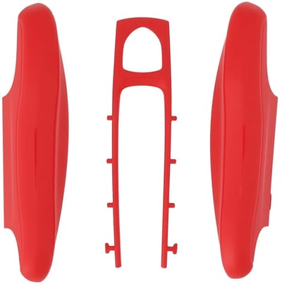 Dailygoods- Sleutelhanger Auto Antidiefstal - Sleutelhanger Ringen - Sleutelhanger Foto - Sleutelhanger Leer - Duurzaam ABS - Rood - Autosleutelhoes