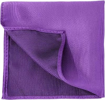 Fako Fashion - Pochette - Pochet - Gestreept - 22x22cm - Paars