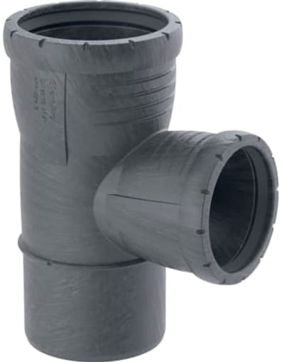 Geberit Silent-Pro T-stuk 87,5°, DN 150 / 150, dø 160 mm, 393.753.14.1