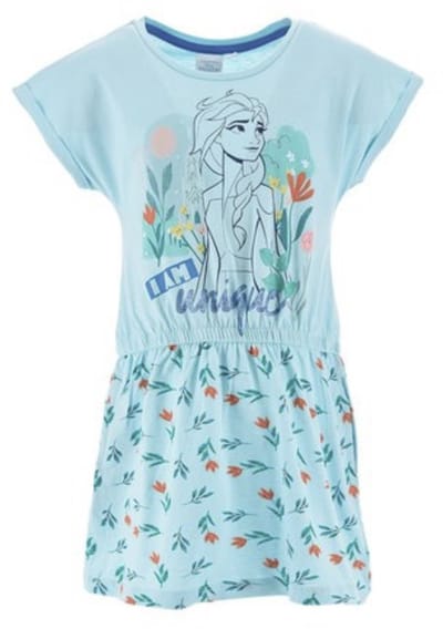 Disney Frozen Jurk - Blauw - I am Unique - Maat 98/104