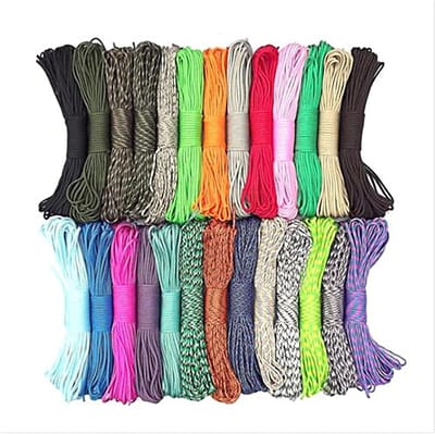 Klimtouw Paracord - Buitenkoord - Kamperen Klimmen - 550 Lbs Sterkte - 8 16 32m - Gemengde Kleuren
