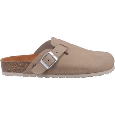 Hush Puppies Bailey Suede Dames Taupe Muiltjes