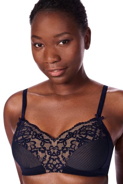 Amoena Kyra SB Prothese Bh zonder Beugel Kyra SB C0549 C0549 - dark blue/nude - maat EU 80B / FR 95B
