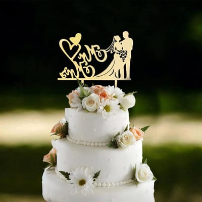 Persoonlijke Bruidstaart Topper, Elegante Cake Decoratie voor Bruiloften en Feesten, Houten Mr & Mrs Taartversiering, Unieke Cake Accessoires