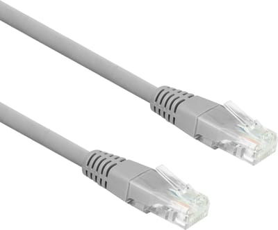 Eminent Grijze 1 meter U/UTP CAT6 patchkabel met RJ45 connectoren IM8001