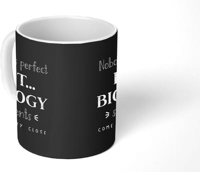 Mok - Koffiemok - Studenten - Biologie - Onderwijs - Quotes - Mokken - 350 ML - Beker - Koffiemokken - Theemok