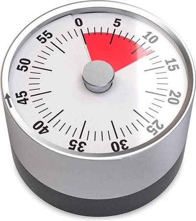 Balvi Magnetische kookwekker Steam - Metaal - Glas