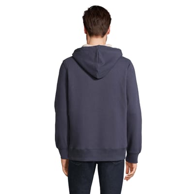 SOLS Sherpa jas met rits voor volwassenen (Franse marine)