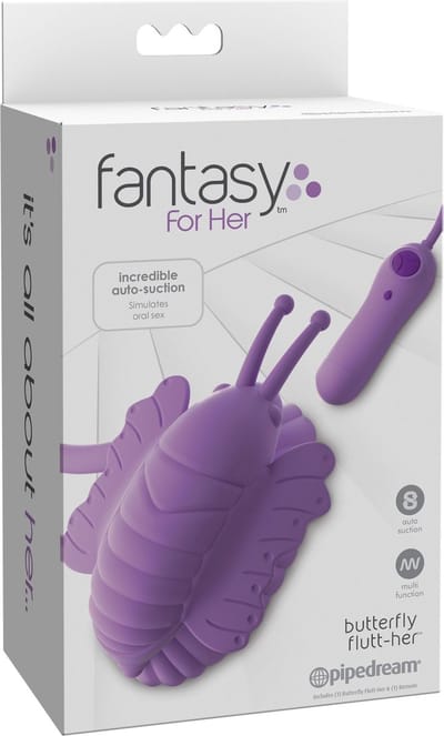 Fantasy For Her Butterfly Flutt-Her Zuigende Vibrator