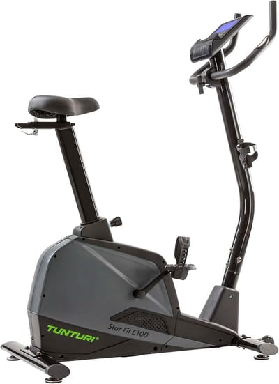 Fitnessfiets - Hometrainer - Thuis sporten - 20 trainingsprogramma's - 98 x 55 x 137 cm - Zwart