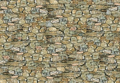 Fotobehang Stone Wall | XL - 208cm x 146cm | 130g/m2 Vlies