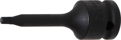 BGS Kracht dopsleutelbit - lengte 75 mm - 1/2 - veeltand (voor XZN) M5