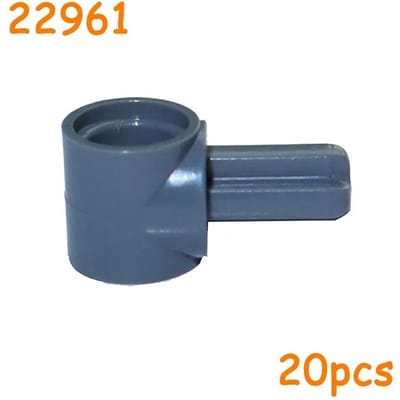 Technisch Onderdeel MIJN EIGEN CREATIE Asbus Schachtgat Connector Pen Kruis Bouwstenen 6553 10197 22961 27940 57585 58177 gray