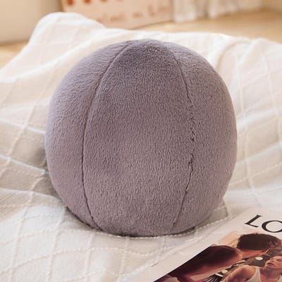 Creatieve Pluizige Bal Pluche Speelgoed Schattig Rond Kussen Auto Huis Scandinavische Stijl Decor Pop Zachte Aanraking Bal Kussen Leuk Cadeau