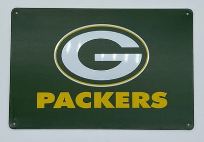 USArticlesEU - Metalen kentekenplaat -Green Bay Packers - American Football - Gridiron - NFL - license plate - decor - muurplaat - americana