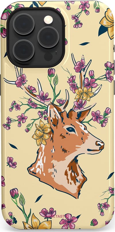 Casetastic Hoesje Geschikt voor Apple iPhone 15 Pro Max Magsafe - Stijlvolle Beschermende Duo-layer Case - Woudwonder