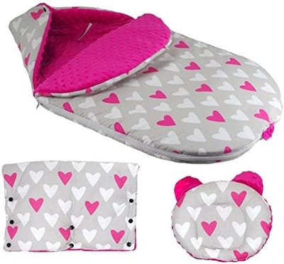 Kinderwagen Voetenzak - Baby Slaapzak - Comfortabel Reizen - 3-in-1 Ontwerp - Maat M - Zes