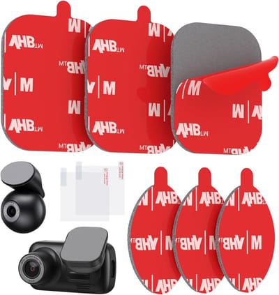 Dubbelzijdige Tape - Plakpads - Dashcam Bevestigen - Extra Sterke Hechtkracht - 6 Stuks - Grijs