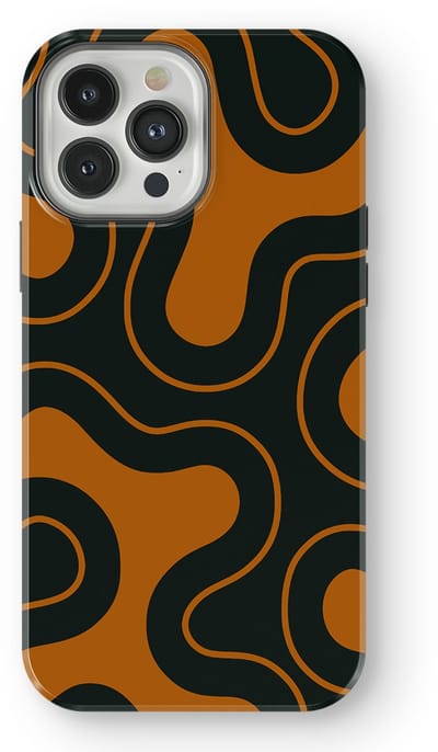 DripCase Motion Flow Tough Hoesje geschikt voor iPhone 13 Pro | Backcover met Mag | Trendy Design | Valbescherming | Organic Circuit