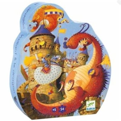 Djeco | Puzzel Vaillant En De Draak- 54 Stuks
