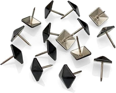 Decoratieve Tacks - Meubelnagels - Meubels Bekleden - IJzeren Constructie - 200 Stuks - Zwart Geverfd