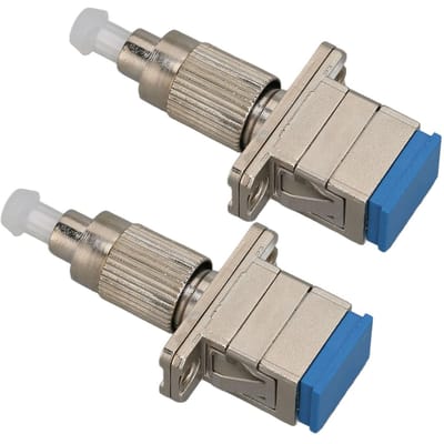 2 stuks FC Mannelijk naar SC Vrouwelijk Adapter FC UPC Mannelijk naar SC UPC Vrouwelijk Single Mode Hybride Optische Vezel