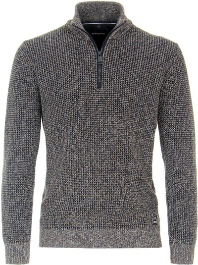 Casa Moda Nordic Expedition Heren Trui Met Opstaande Kraag - XL