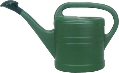 Gieter Ovaal - Waterkan Kunststof - Planten Water Geven - Roestvrij - 5 Liter - Groen