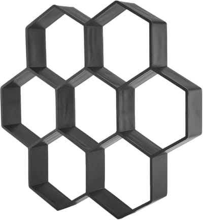Betonmal Herbruikbaar - Pad Maker Vorm - Tuinpad Aanleggen - Stevig Materiaal - 30 x 30cm - Zwart