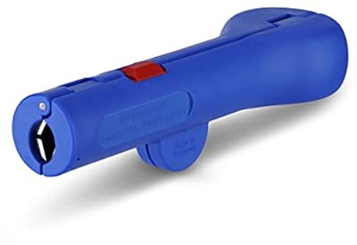 SnelShoppen - REV Kabeltang, Striptang Ø 8-13 mm voor Moeilijk Bereikbare Plaatsen, Blauw, Professioneel Gereedschap voor Elektriciens en Doe-Het-Zelv
