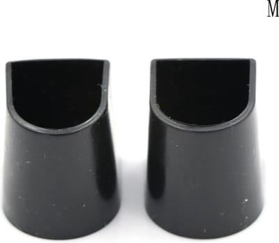 4 Paar hak Protector - Beschermer Set - Zwart - Medium - Hakken