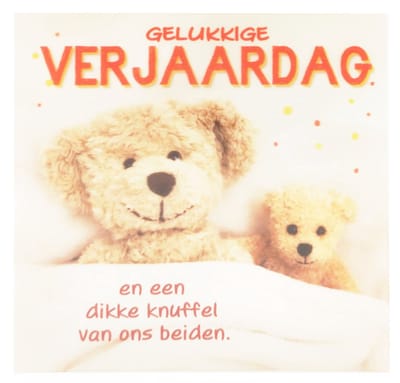 Depesche - 3D wenskaart met knuffelberen en de tekst "Gelukkige verjaardag en een dikke knuffel ..." - 008