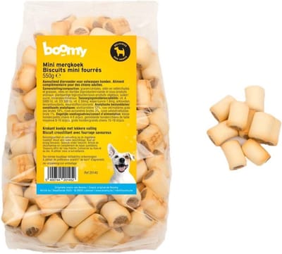 Boomy - Hondensnacks - Hondensnoepjes - Mini mergkoekjes - 2 x 550g