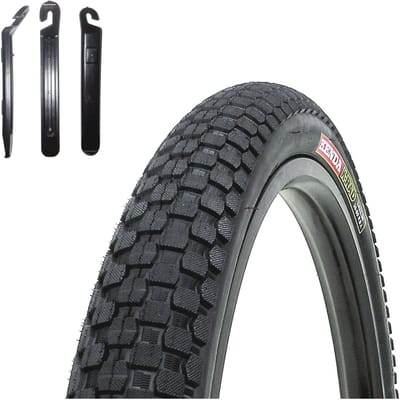 Fietsband - Banden voor mountainbike - Off-road fietsen - Inclusief bandenlichters - 26 x 2.30 inch - Zwart