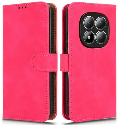 Coverup Hoesje - Geschikt voor Xiaomi Redmi Note 15 Pro 5G Hoesje - Coverup Book Case - Roze