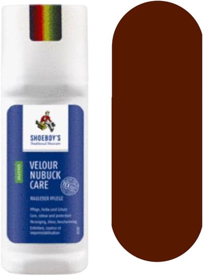 Shoeboy's Velour nubuck - Verzorgende, beschermende en kleurherstellende depper - 75ml - (042) Donkerbruin