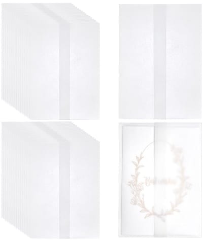 Dailygoods - 100 Stuks Bruiloftspapier - Elegante Gevouwen Uitnodigingen & DIY Decoraties