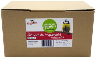 Natuurlijk Pfiffikus insectenvetbolletjes 45 doos - 45 stuks
