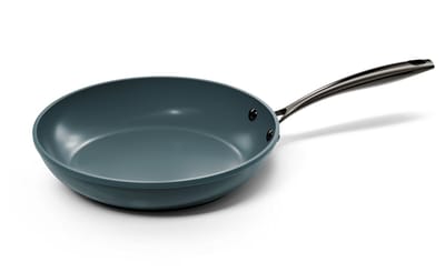 Cook & Pan Koekenpan Ø 28 cm Blauw - PFAS vrij - Alle Warmtebronnen - Cool Touch Handgreep - Koeken Pan met 7 jaar Garantie - Krasbestendige Anti Aanbaklaag - Vaatwasserbestendig - Gas, Inductie, Elektrisch, Oven - Petrol Blauw