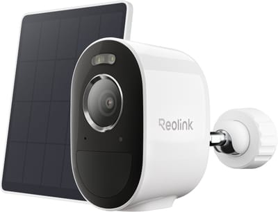 Reolink 3K 5MP Accucamera - 2.4/5GHz Dual-Band - Slimme detectie - Kleurnachtzicht - Draadloze installatie - Argus Series B330 + zonnepaneel Lite