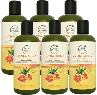 PETAL FRESH - Shampoo Aloe & Citrus - 6 Pak - Voordeelverpakking
