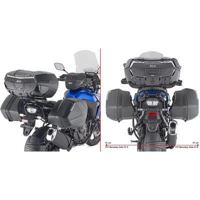 Givi Suzuki V-strom 800de 2023 V35/v37 Monokey Montage Zijkoffers Zilver