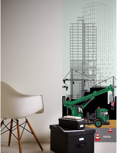 Fotobehang CityKranwagen DD114757 A.S. Création XXL 5 | Fotobehang
