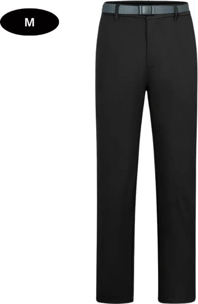 Bovista Golfbroek Heren - Golfkleding - Golfen - Golf Accessoires - Nette Pantalon - Zwart M - Maat 48