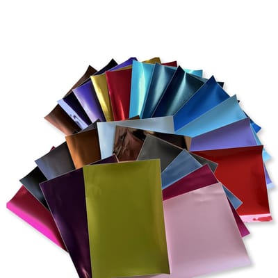Vinyl Folie Set 24 vellen 30x21cm - (Cricut, Silhouette, LOKLiK Compatible, Stickers & DIY) - Plakfolie